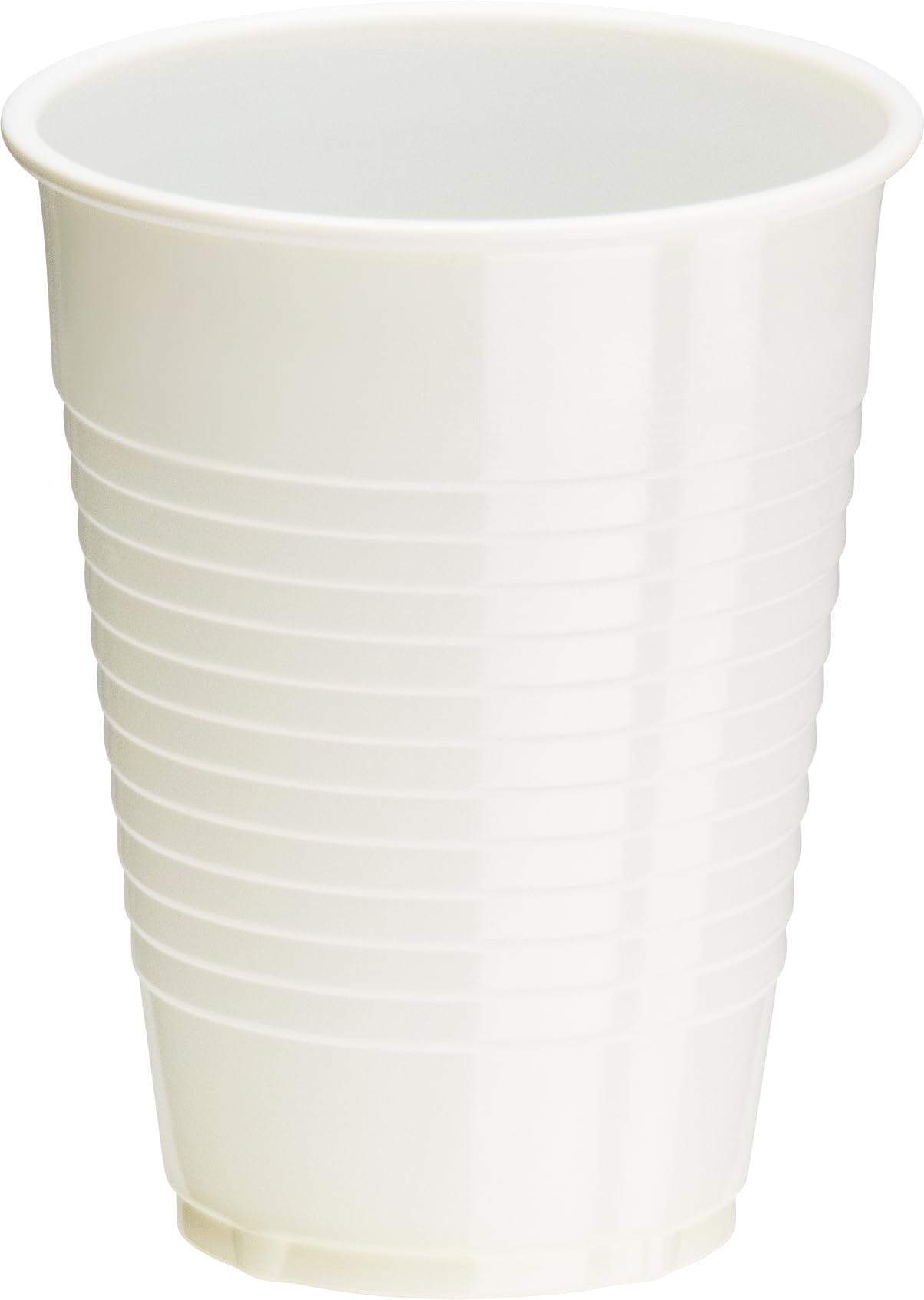 DecorRack Black Plastic Cups, 12 oz Disposable Cups, Reusable Party Supplies (40 Count)