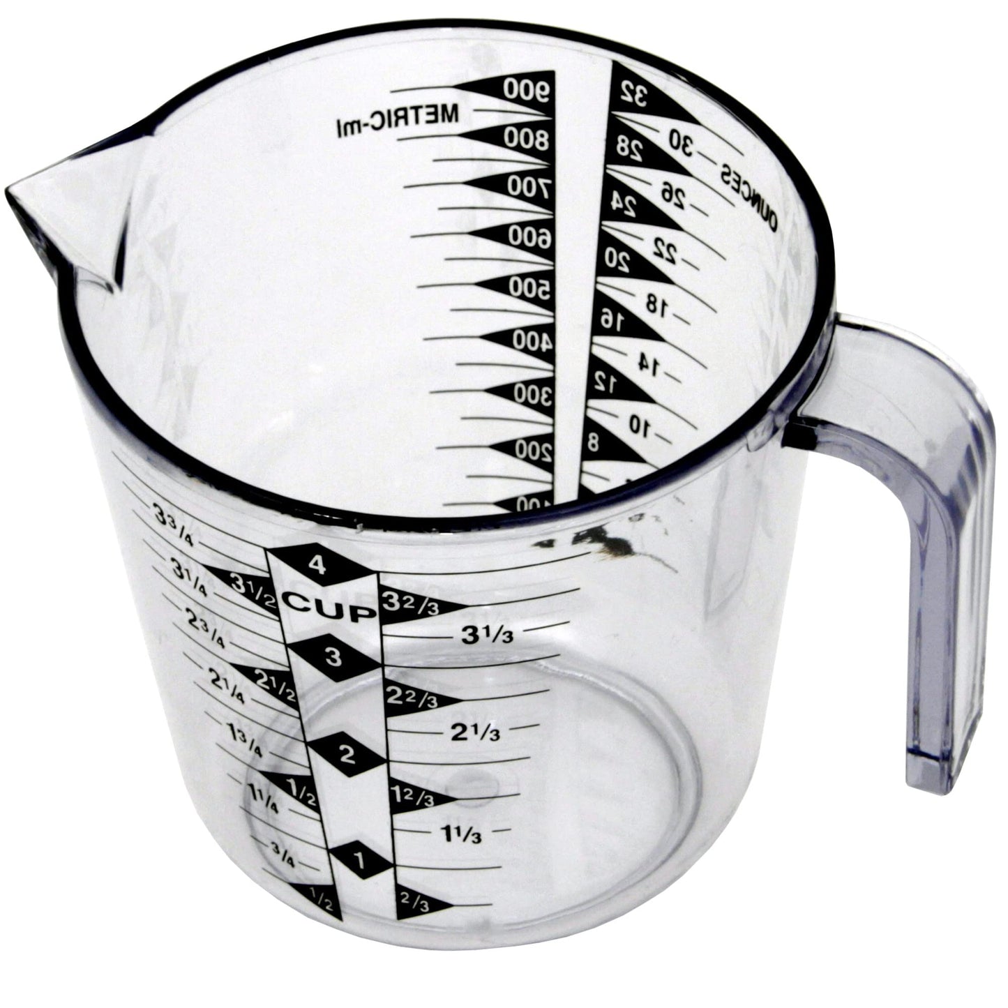 Chef Craft Select Plastic Measuring Cup, 1 Cup Capacity, Clear