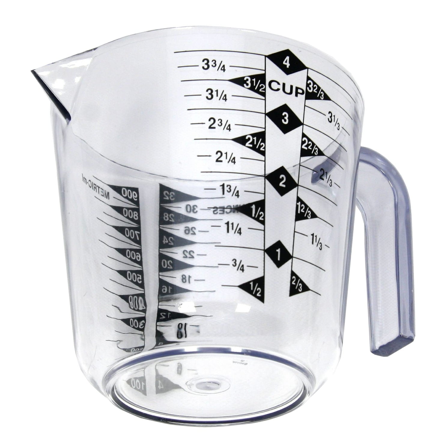 Chef Craft Select Plastic Measuring Cup, 1 Cup Capacity, Clear