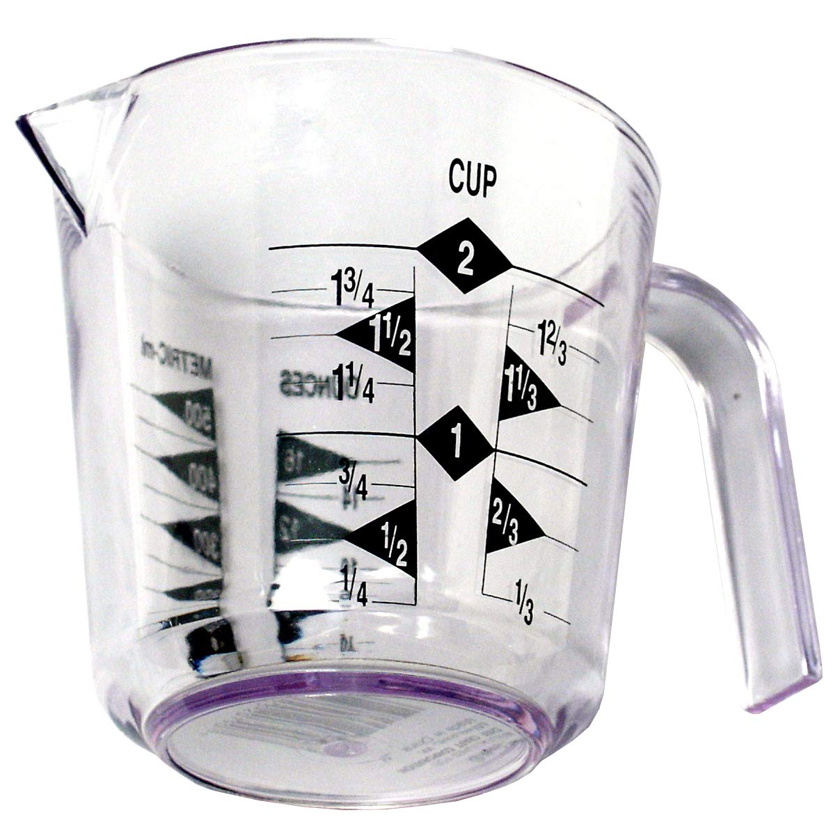 Chef Craft Select Plastic Measuring Cup, 1 Cup Capacity, Clear